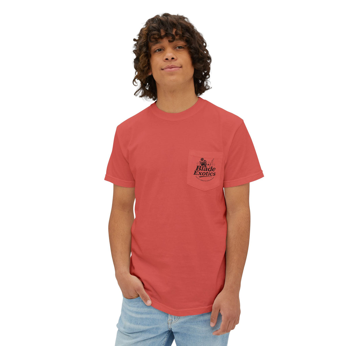 Blade Exotics - Watermelon Pocket Tee