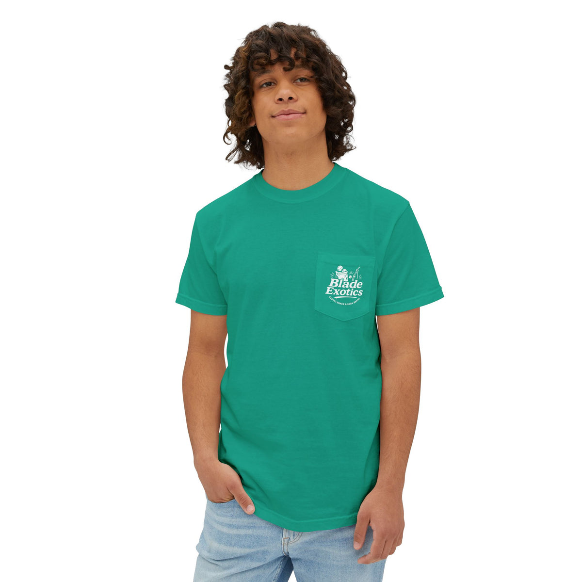 Blade Exotics - Lemon Lime Pocket Tee