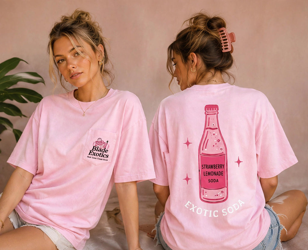 Blade Exotics - Strawberry Lemonade Pocket Tee